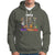 Hallothanksmas Hoodie Halloween Thanksgiving Christmas HalloThanksMas Skeleton - Wonder Print Shop