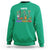 Hallothanksmas Sweatshirt Halloween Thanksgiving Christmas HalloThanksMas Skeleton - Wonder Print Shop