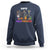Hallothanksmas Sweatshirt Halloween Thanksgiving Christmas HalloThanksMas Skeleton - Wonder Print Shop