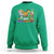 Hallothanksmas Sweatshirt Halloween Thanksgiving Christmas HalloThanksMas Dinosaur - Wonder Print Shop