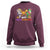 Hallothanksmas Sweatshirt Halloween Thanksgiving Christmas HalloThanksMas Dinosaur - Wonder Print Shop