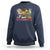 Hallothanksmas Sweatshirt Halloween Thanksgiving Christmas HalloThanksMas Dinosaur - Wonder Print Shop