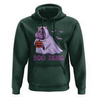 Baby Hippo Moo Deng Hoodie Boo-deng Halloween Cute Pygmy Hippopotamus - Wonder Print Shop