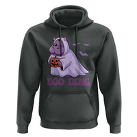 Baby Hippo Moo Deng Hoodie Boo-deng Halloween Cute Pygmy Hippopotamus - Wonder Print Shop