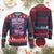Baby Hippo Moo Deng Ugly Christmas Sweater I Love Moo-Deng I Heart You Cute Pygmy Hippopotamus - Wonder Print Shop