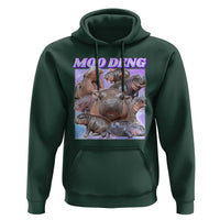 Baby Hippo Moo Deng Hoodie The Famous Cute Pygmy Hippopotamus - Wonder Print Shop