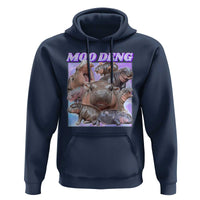 Baby Hippo Moo Deng Hoodie The Famous Cute Pygmy Hippopotamus - Wonder Print Shop