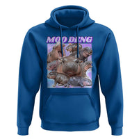 Baby Hippo Moo Deng Hoodie The Famous Cute Pygmy Hippopotamus - Wonder Print Shop