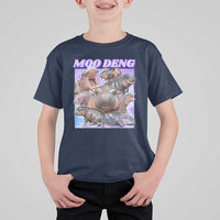 Baby Hippo Moo Deng T Shirt For Kid The Famous Cute Pygmy Hippopotamus - Wonder Print Shop
