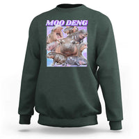 Baby Hippo Moo Deng Sweatshirt The Famous Cute Pygmy Hippopotamus - Wonder Print Shop