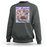 Baby Hippo Moo Deng Sweatshirt The Famous Cute Pygmy Hippopotamus - Wonder Print Shop