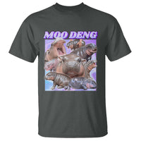 Baby Hippo Moo Deng T Shirt The Famous Cute Pygmy Hippopotamus - Wonder Print Shop