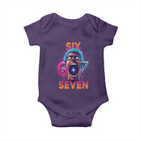 Mason 67 Chaos Edition Baby Onesie Psychedelic Screaming Six Seven Meme - Wonder Print Shop