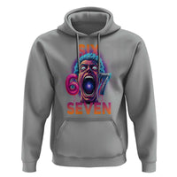 Mason 67 Chaos Edition Hoodie Psychedelic Screaming Six Seven Meme - Wonder Print Shop