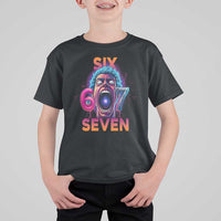 Mason 67 Chaos Edition T Shirt For Kid Psychedelic Screaming Six Seven Meme - Wonder Print Shop