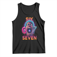 Mason 67 Chaos Edition Tank Top Psychedelic Screaming Six Seven Meme - Wonder Print Shop