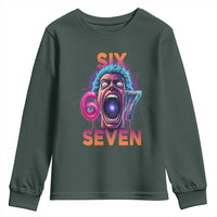 Mason 67 Chaos Edition Youth Sweatshirt Psychedelic Screaming Six Seven Meme - Wonder Print Shop
