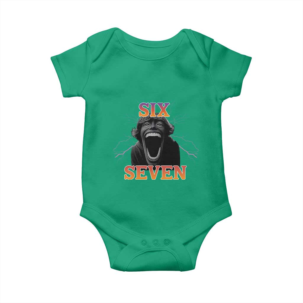 Mason 67 Kid Meme Baby Onesie Devil Edit Viral Six Seven Scream - Wonder Print Shop