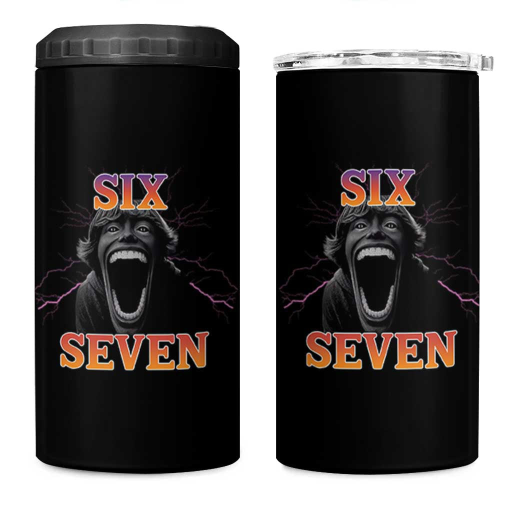 Mason 67 Kid Meme 4 in 1 Can Cooler Tumbler Devil Edit Viral Six Seven Scream - Wonder Print Shop