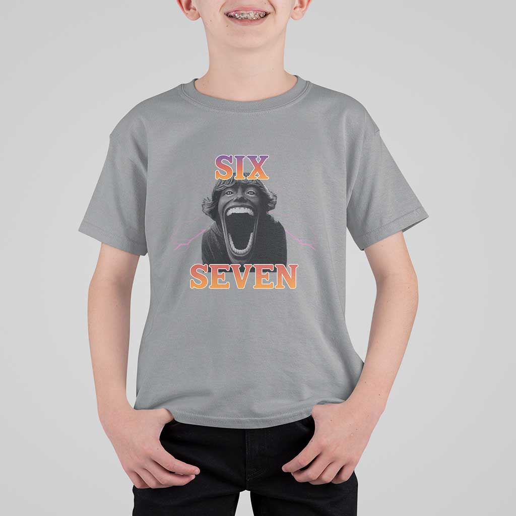 Mason 67 Kid Meme T Shirt For Kid Devil Edit Viral Six Seven Scream - Wonder Print Shop