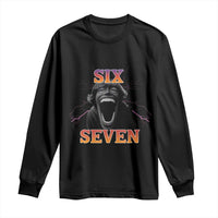 Mason 67 Kid Meme Long Sleeve Shirt Devil Edit Viral Six Seven Scream - Wonder Print Shop