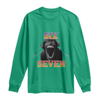 Mason 67 Kid Meme Long Sleeve Shirt Devil Edit Viral Six Seven Scream - Wonder Print Shop