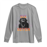 Mason 67 Kid Meme Long Sleeve Shirt Devil Edit Viral Six Seven Scream - Wonder Print Shop