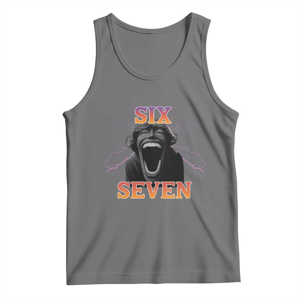 Mason 67 Kid Meme Tank Top Devil Edit Viral Six Seven Scream - Wonder Print Shop