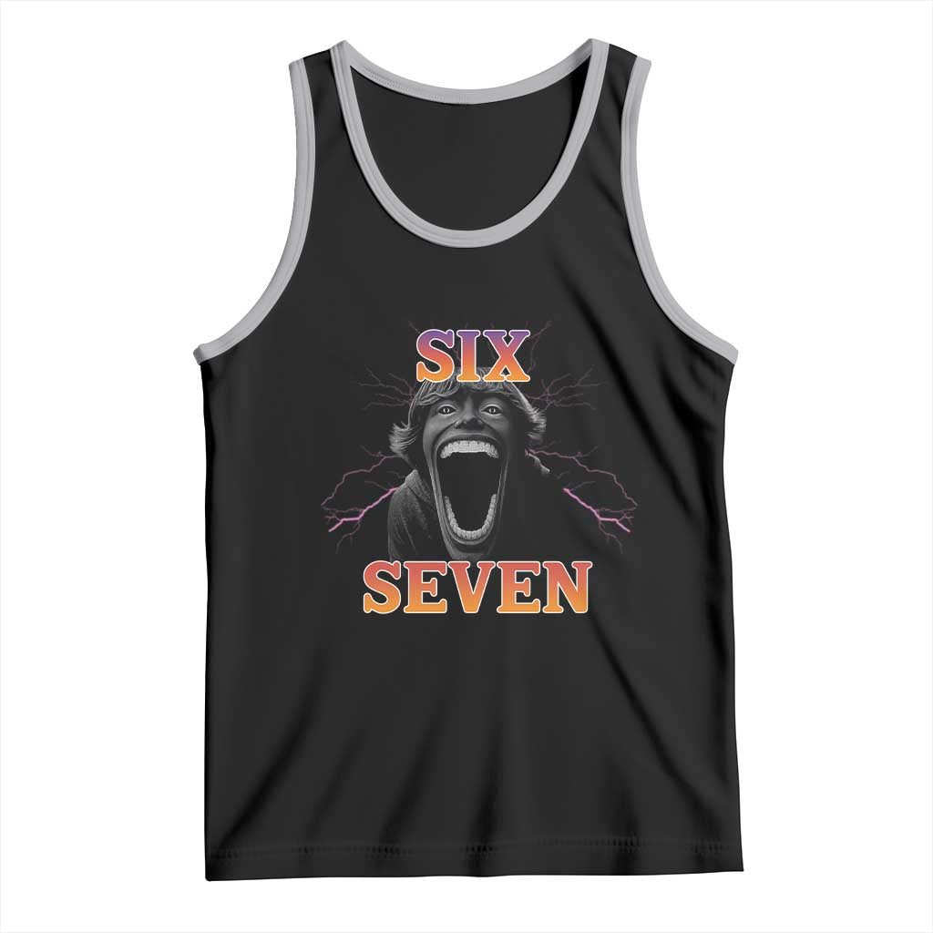Mason 67 Kid Meme Tank Top Devil Edit Viral Six Seven Scream - Wonder Print Shop