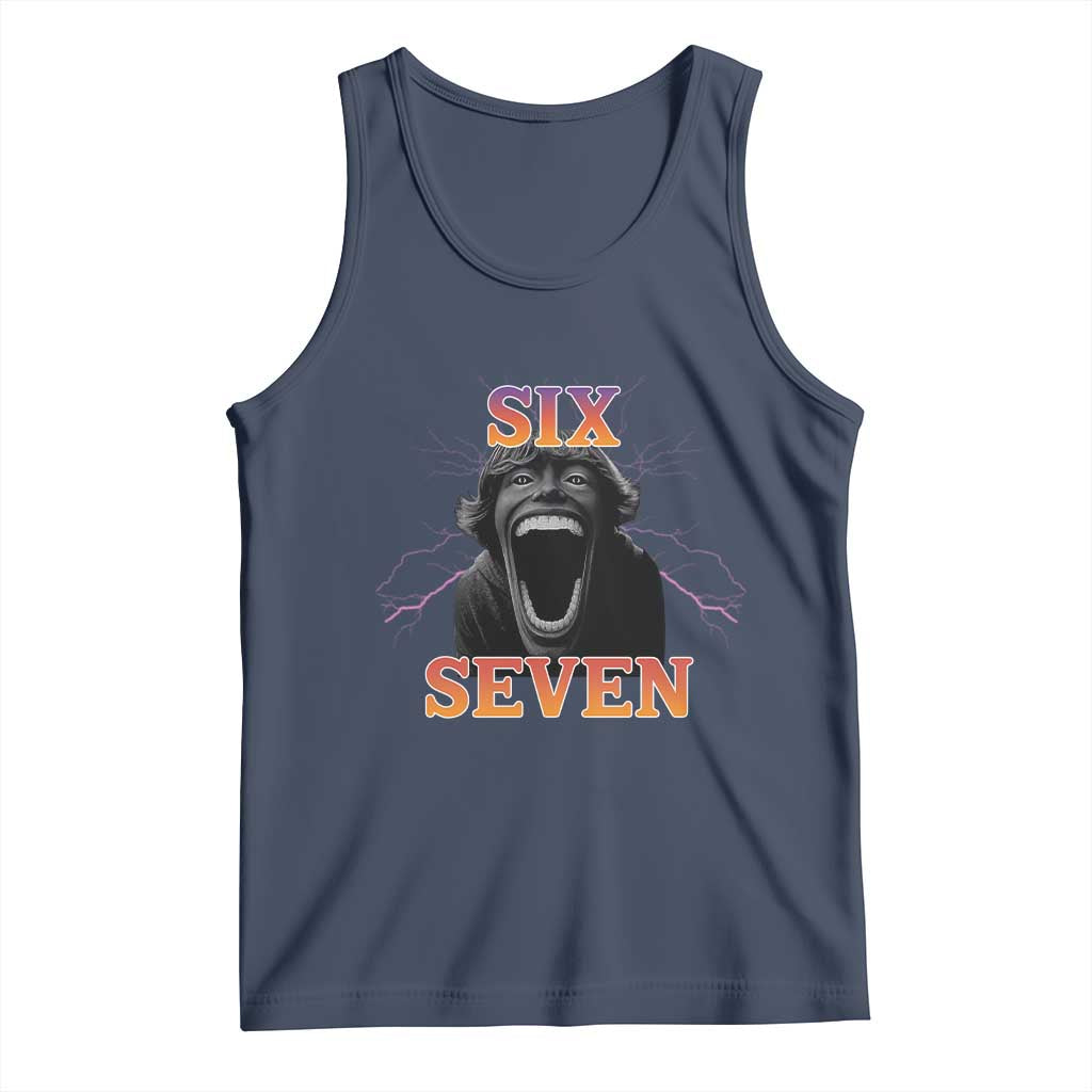 Mason 67 Kid Meme Tank Top Devil Edit Viral Six Seven Scream - Wonder Print Shop