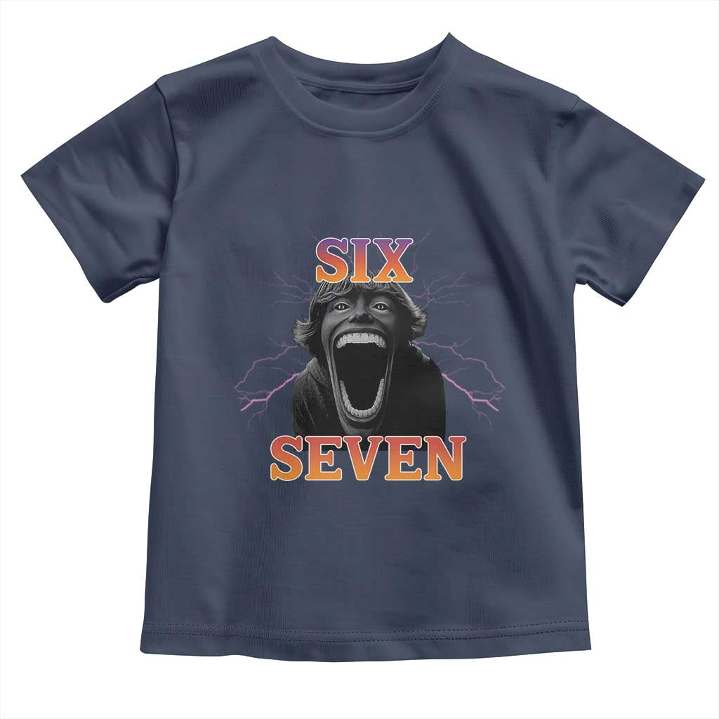 Mason 67 Kid Meme Toddler T Shirt Devil Edit Viral Six Seven Scream - Wonder Print Shop