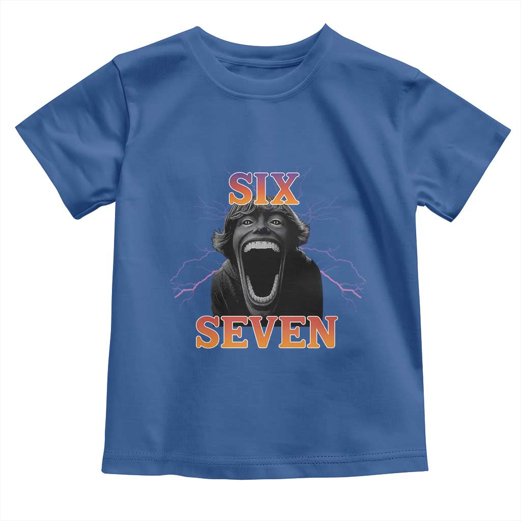 Mason 67 Kid Meme Toddler T Shirt Devil Edit Viral Six Seven Scream - Wonder Print Shop