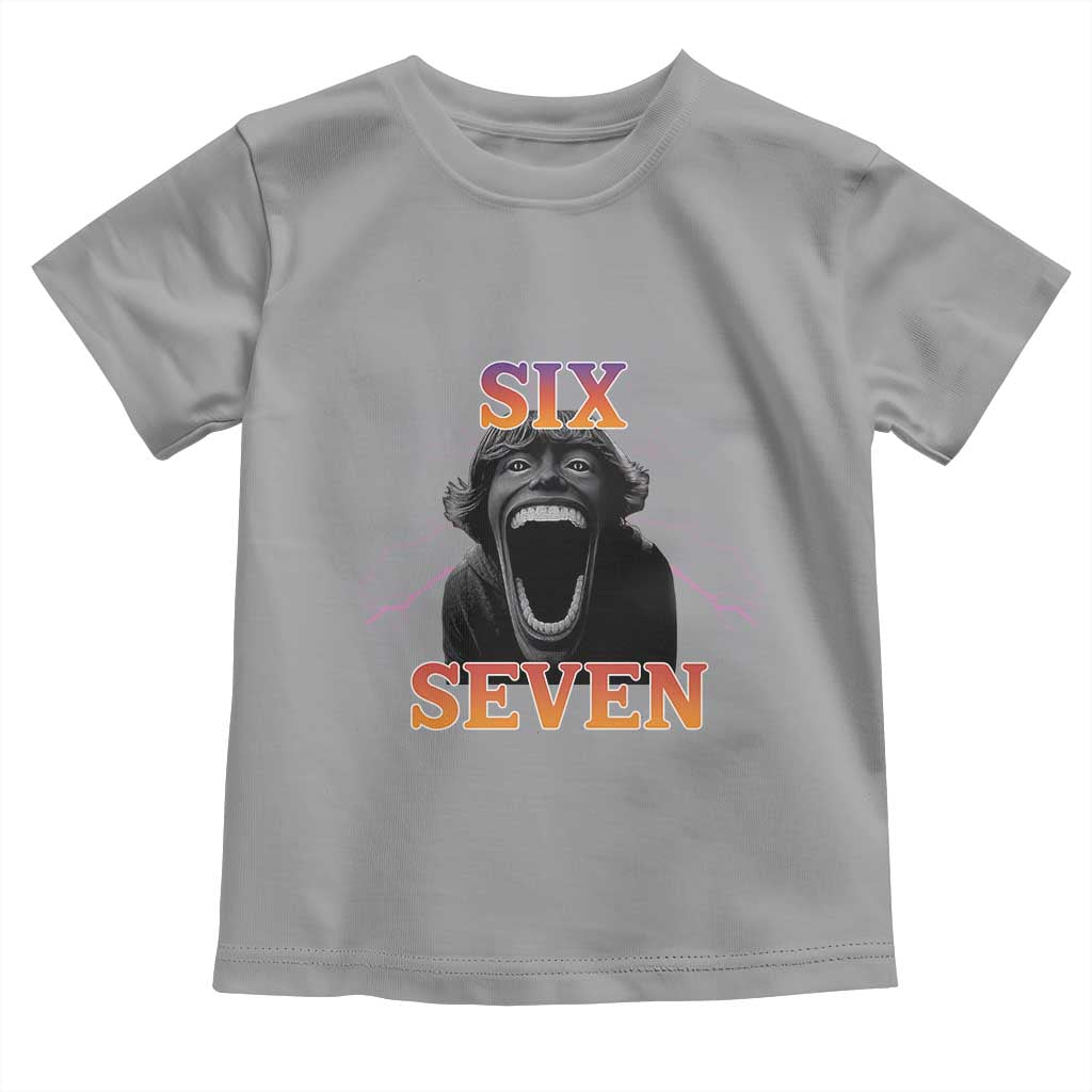 Mason 67 Kid Meme Toddler T Shirt Devil Edit Viral Six Seven Scream - Wonder Print Shop