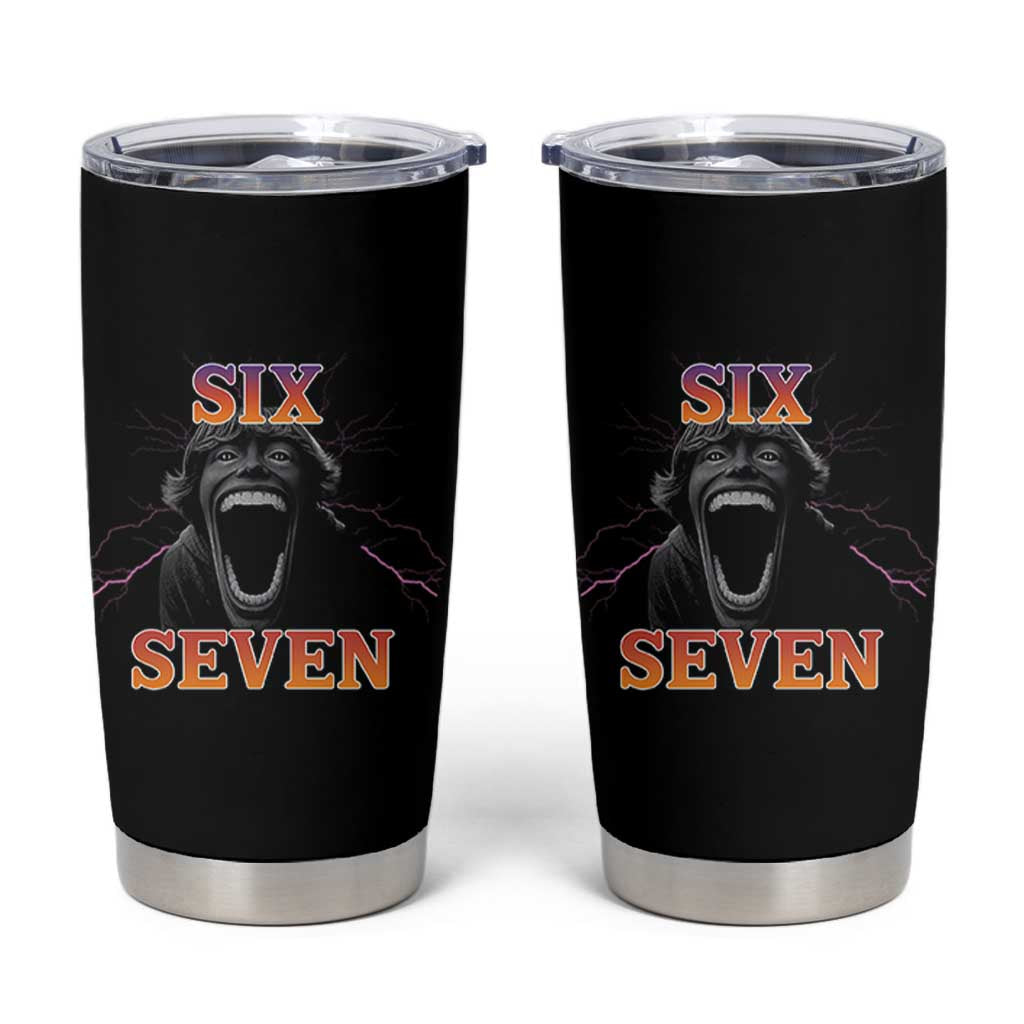 Mason 67 Kid Meme Tumbler Cup Devil Edit Viral Six Seven Scream - Wonder Print Shop