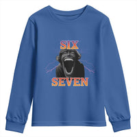 Mason 67 Kid Meme Youth Sweatshirt Devil Edit Viral Six Seven Scream - Wonder Print Shop