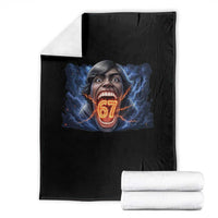 Screaming Mason 67 Kid Meme Throw Blanket Six Seven Viral Devil Transformation Horror Edit - Wonder Print Shop
