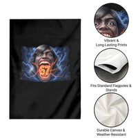 Screaming Mason 67 Kid Meme Garden Flag Six Seven Viral Devil Transformation Horror Edit - Wonder Print Shop