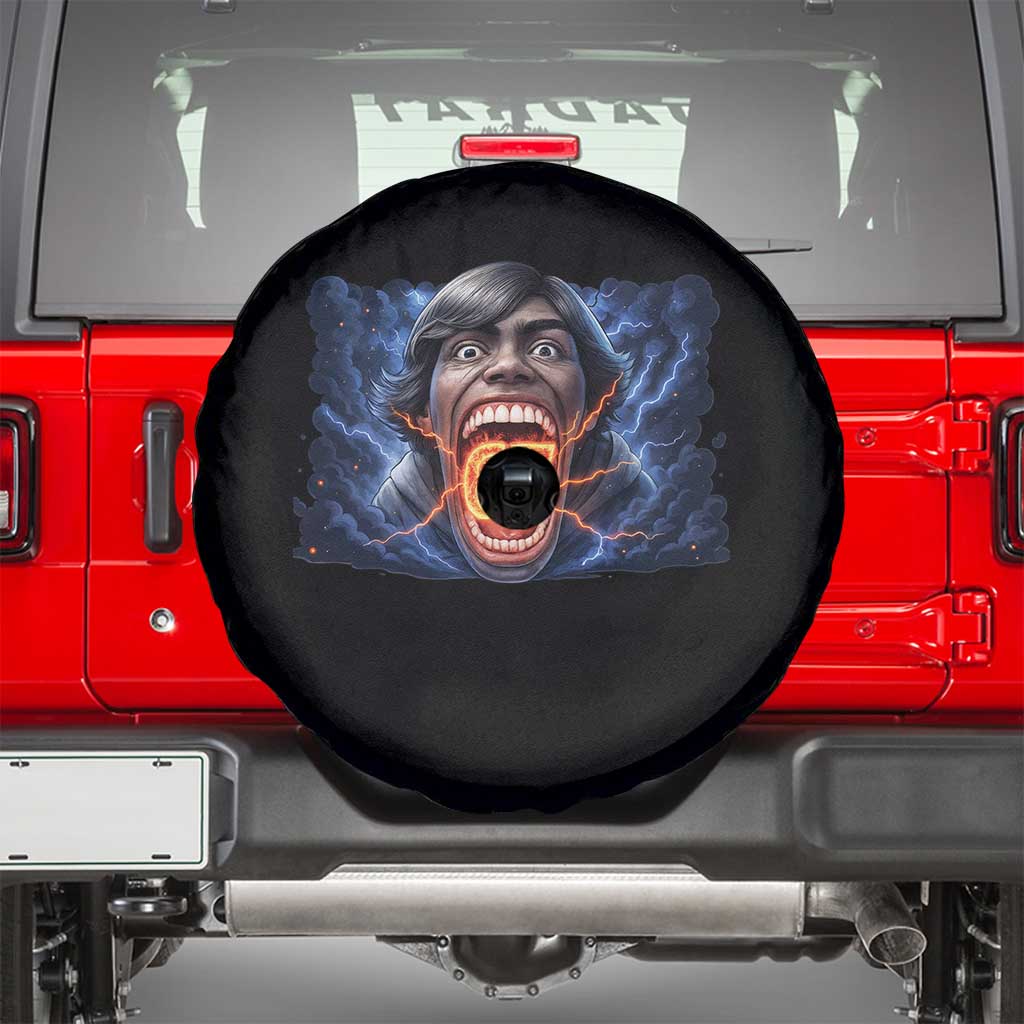 Screaming Mason 67 Kid Meme Spare Tire Cover Six Seven Viral Devil Transformation Horror Edit - Wonder Print Shop