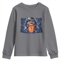 Screaming Mason 67 Kid Meme Youth Sweatshirt Six Seven Viral Devil Transformation Horror Edit - Wonder Print Shop
