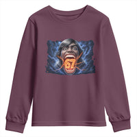 Screaming Mason 67 Kid Meme Youth Sweatshirt Six Seven Viral Devil Transformation Horror Edit - Wonder Print Shop