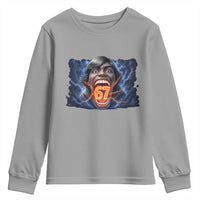 Screaming Mason 67 Kid Meme Youth Sweatshirt Six Seven Viral Devil Transformation Horror Edit - Wonder Print Shop