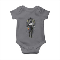 Mason 67 Energy Overload Baby Onesie Six Seven Meme Lightning Horror Devil Edit - Wonder Print Shop
