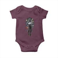 Mason 67 Energy Overload Baby Onesie Six Seven Meme Lightning Horror Devil Edit - Wonder Print Shop