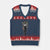 Mason 67 Energy Overload V-Neck Knit Sweater Vest Six Seven Meme Lightning Horror Devil Edit - Wonder Print Shop