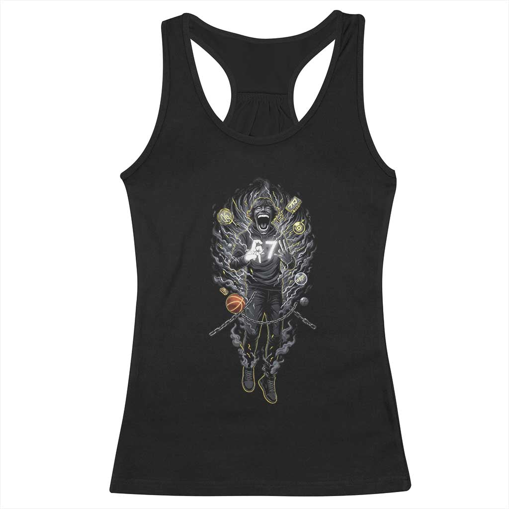 Mason 67 Energy Overload Racerback Tank Top Six Seven Meme Lightning Horror Devil Edit - Wonder Print Shop