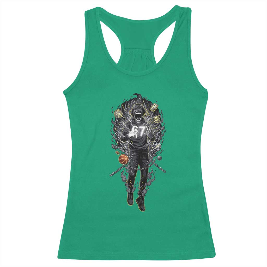 Mason 67 Energy Overload Racerback Tank Top Six Seven Meme Lightning Horror Devil Edit - Wonder Print Shop