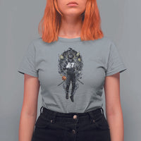 Mason 67 Energy Overload T Shirt For Women Six Seven Meme Lightning Horror Devil Edit - Wonder Print Shop
