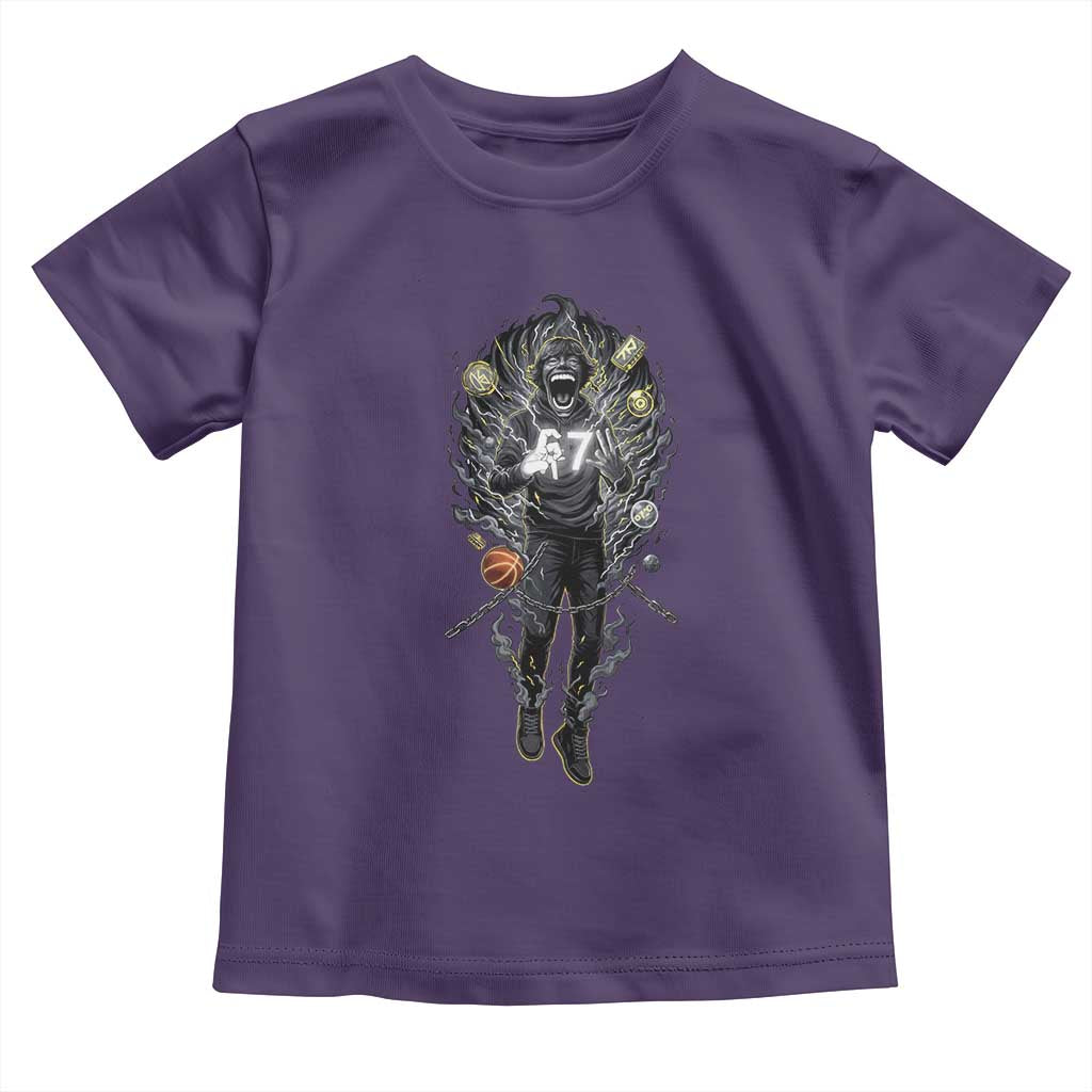 Mason 67 Energy Overload Toddler T Shirt Six Seven Meme Lightning Horror Devil Edit - Wonder Print Shop