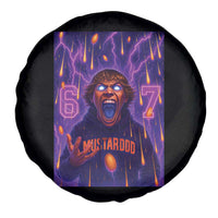 Mason 67 Meme Graphic Spare Tire Cover Glowing Eyes Devil Edit 6 7 Viral Six Seven Scream - Wonder Print Shop