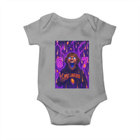 Mason 67 Meme Graphic Baby Onesie Glowing Eyes Devil Edit 6 7 Viral Six Seven Scream - Wonder Print Shop